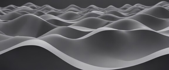 a close-up view of a wave-like pattern composed of white, curved lines, creating a sense of movement and fluidity.