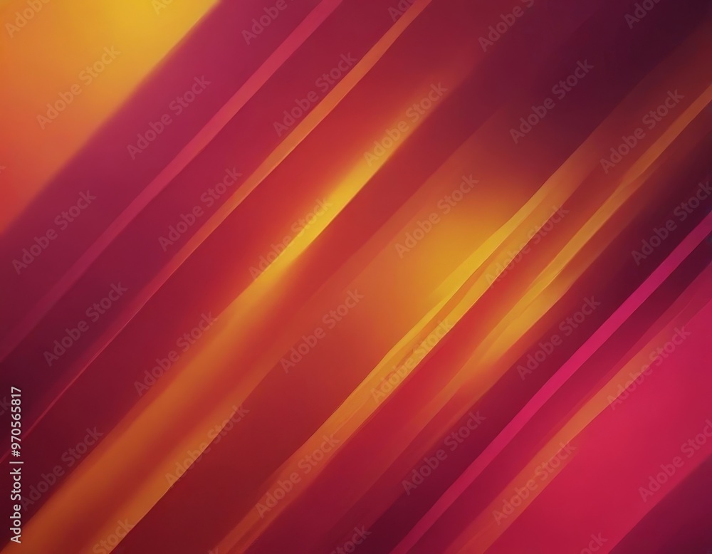 Poster a vibrant abstract background with diagonal lines in shades of red, orange, and yellow, creating a dynamic and energetic visual effect.
