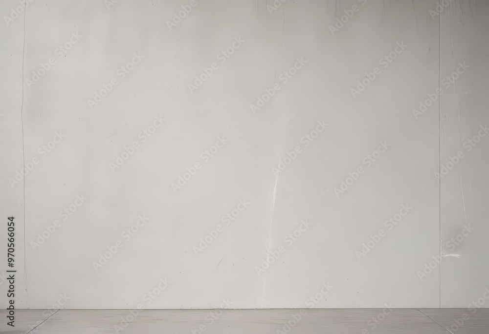 Aufkleber A plain white wall with a small, faint line running across it.