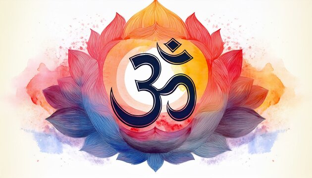 Om or Aum sign and symbol of hinduism
