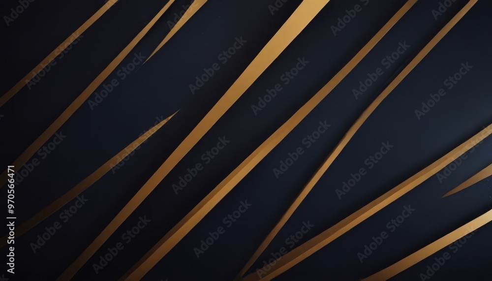 Poster a dark background with diagonal lines of varying thicknesses and colors, creating a sense of depth and movement.