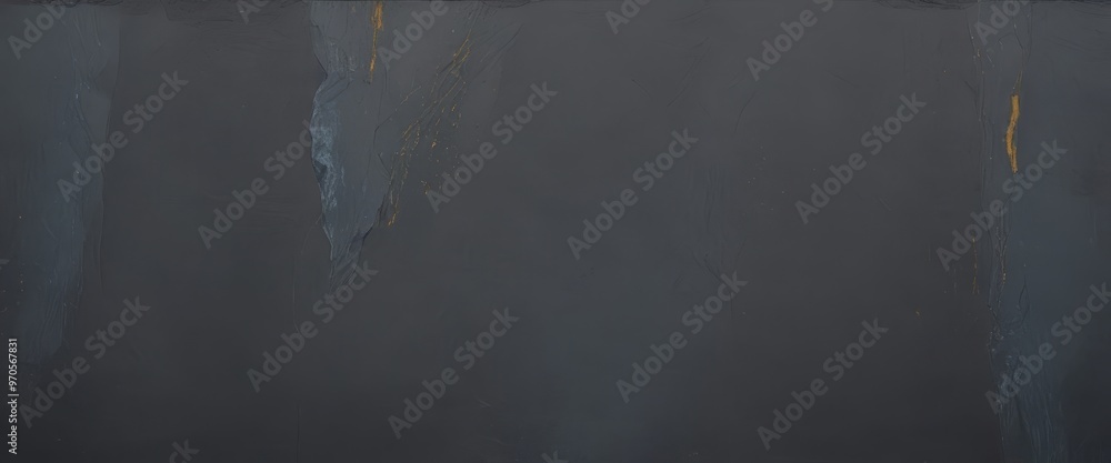Leinwandbilder the image is an abstract painting featuring a dark background with splashes of yellow and orange, cr