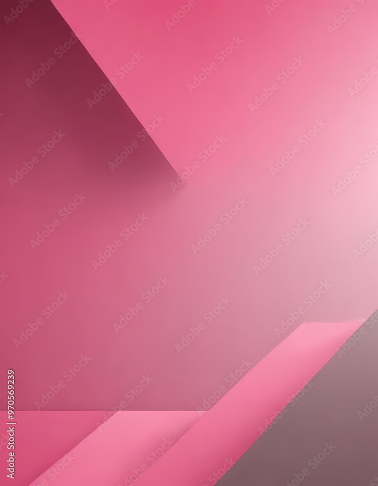 Poster a gradient background transitioning from a deep pink at the top to a lighter shade at the bottom, creating a visually appealing abstract design.