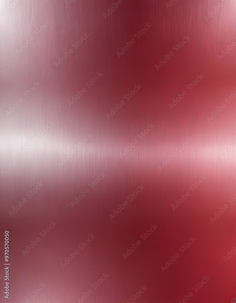 Fototapete a close-up view of a metallic surface with a gradient of red and white colors, creating a textured and reflective appearance.