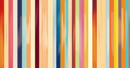 Obraz premium A vibrant abstract design featuring vertical stripes in various colors, creating a lively and dynamic visual effect.