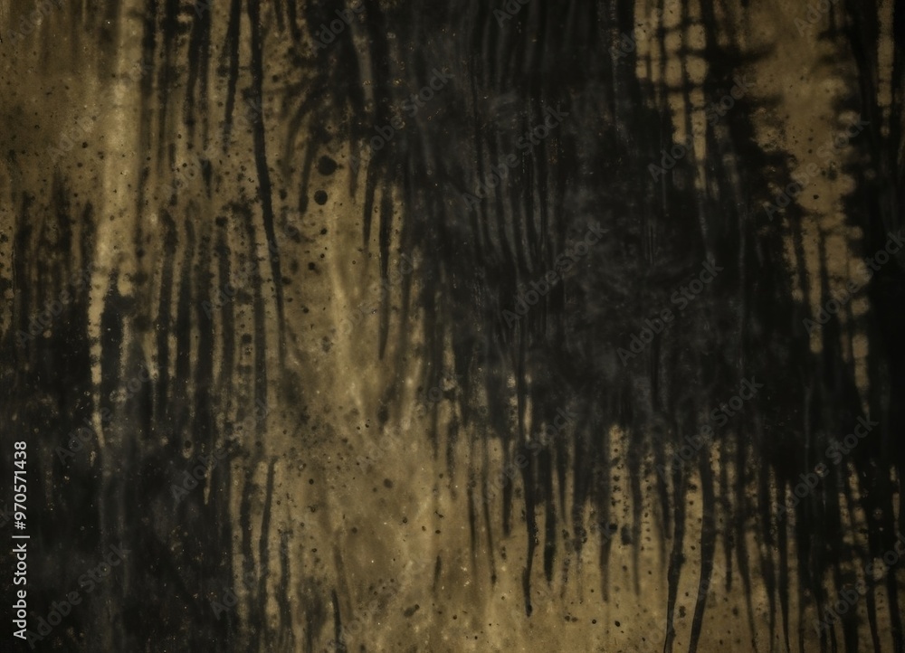 Aufkleber a close-up view of a textured surface with a dark, abstract pattern of lines and dots, creating a sense of depth and movement.