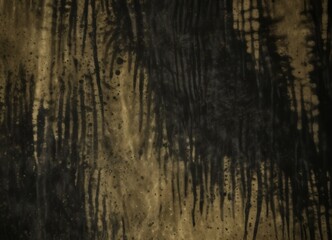 Naklejka premium a close-up view of a textured surface with a dark, abstract pattern of lines and dots, creating a sense of depth and movement.