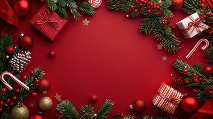 The Christmas Gift Decoration Layout