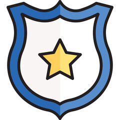 Police Badge Sticker