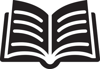 Minimalist Book vector. Book icon vector design. Book symbol.