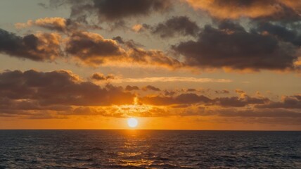 Sunset over the Ocean