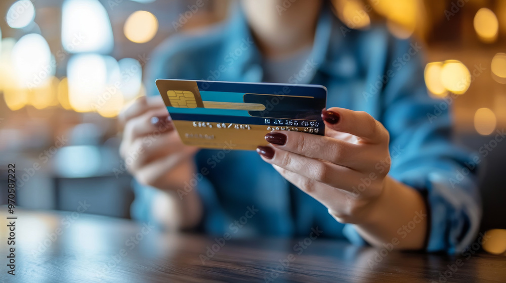 Poster you can easily pay for things online using your smartphone. your credit card information is safe and