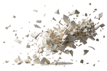Putty Shards Scatter PNG. Exploding Putty PNG Image. Putty Shards Background PNG. Putty Explosion Overlay. Putty Debris PNG.