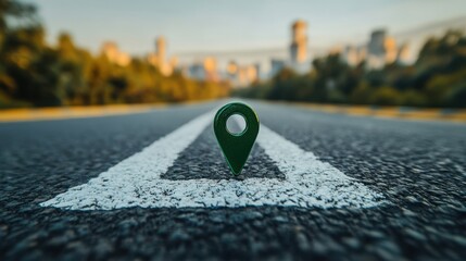 The Green Location Pointer