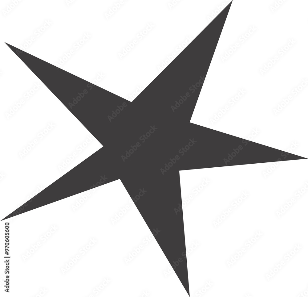 Poster star shape icon. y2k abstract irregular shiny sparkle. flash sparks starburst graphic element. twink