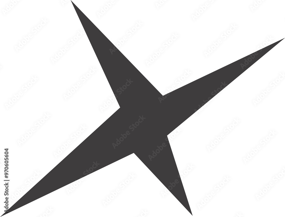 Poster star shape icon. y2k abstract irregular shiny sparkle. flash sparks starburst graphic element. twink