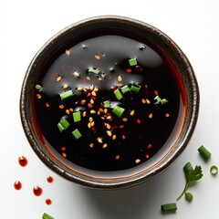 Hoisin Sauce on white background