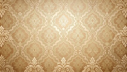 Elegant wallpaper design featuring smooth strokes and lace-like textures in warm hues