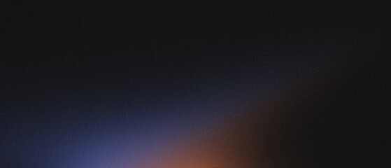 Grainy gradient background purple orange abstract color wave black dark backdrop noise texture banner poster header design