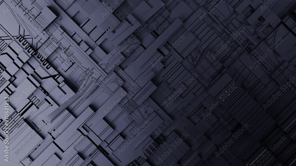 Poster 3d abstract background technology basic shape polygon for technology futuristic concept