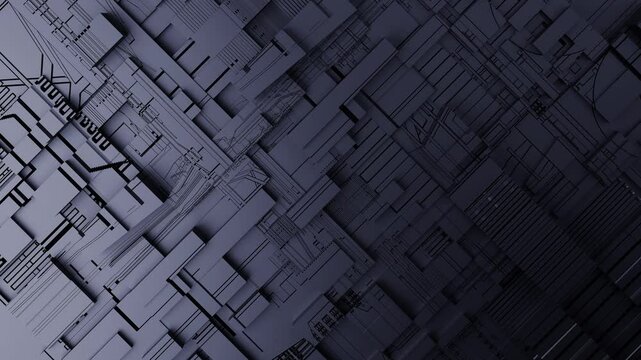 3D Abstract Background technology basic shape polygon for technology futuristic concept
