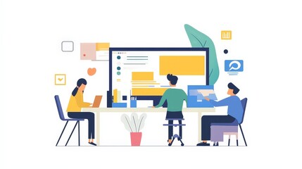 Picture a dynamic website redesign project aimed at improving user experience and engagement