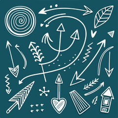 seamless pattern with arrows