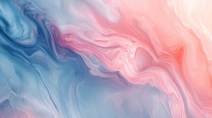 Obraz premium Abstract Blue and Pink Swirling Marble Background Texture