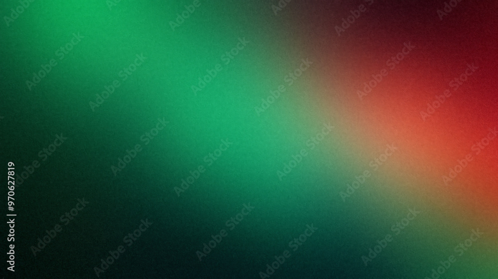 Poster a blurred gradient background featuring smooth transitions between green, red, and black tones, crea