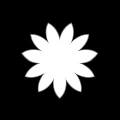 Abstract geometric shape design with grayscale color, Trendy background