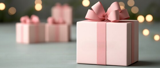 Customized gift wrap with name and custom message, elegant design, 3D illustration