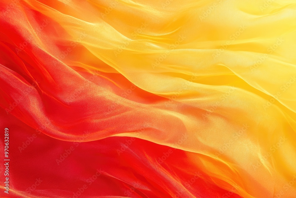 Poster the abstract background is a red to yellow gradient for commercial use