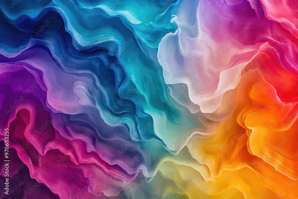 Aufkleber abstract background with color degradation variations.