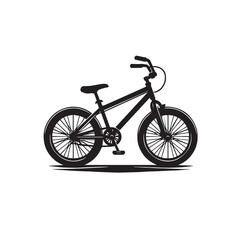 Fototapeta premium Bicycle vector illustration. Bicycle logo, icon vector design isolated on white background.