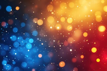Bokeh Plain red  yellow and blue backgrounds intersect each other