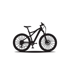 Obraz premium Bicycle vector illustration. Bicycle logo, icon vector design isolated on white background.