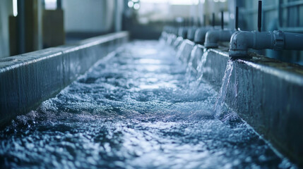 Industrial company using water conservation methods and technologies