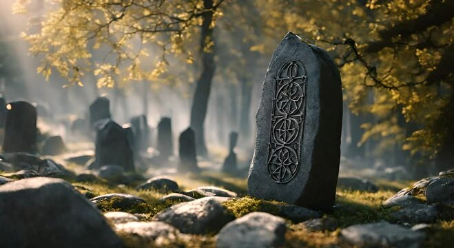 old grave in cemetery
