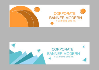 Fototapeta premium Modern Banner Vector