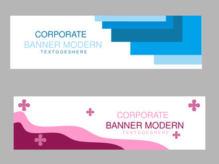 Modern Banner Vector