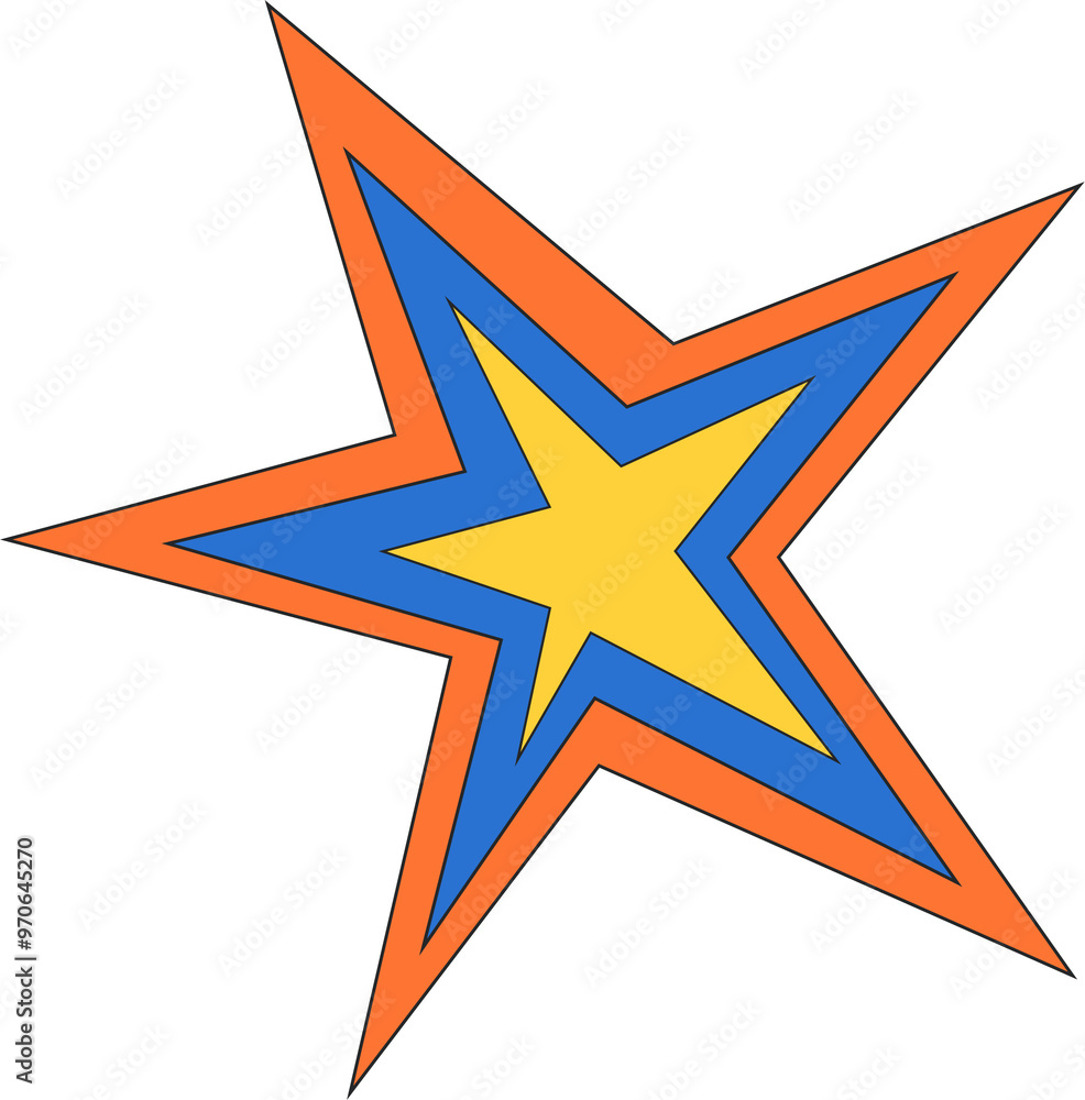 Poster star shape icon. abstract shiny irregular sparkle. sharp burst graphic element. starlight twinkles f