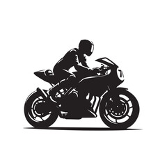 Obraz premium Motorcycle vector design. Motorcycle silhouette. Motor bike illustration isolated on white background.
