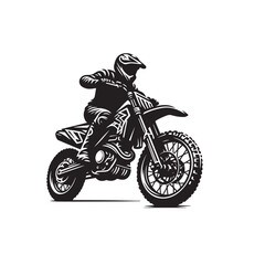 Motorcycle vector design. Motorcycle silhouette. Motor bike illustration isolated on white background.