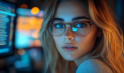  AI cyber security concept. Diverse IT specialist team analyzing artificial intelligence online risk threats to consumer data & privacy. Software developers coding & ethical hacking in dark office 