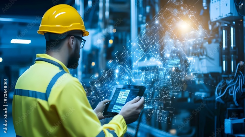 Poster Engineers Enhancing Radio Wave Signal for Improved Connectivity