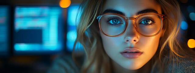  AI cyber security concept. Diverse IT specialist team analyzing artificial intelligence online risk threats to consumer data & privacy. Software developers coding & ethical hacking in dark office 