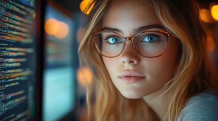  AI cyber security concept. Diverse IT specialist team analyzing artificial intelligence online risk threats to consumer data & privacy. Software developers coding & ethical hacking in dark office 