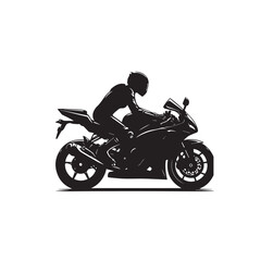Fototapeta premium Motorcycle vector design. Motorcycle silhouette. Motor bike illustration isolated on white background.