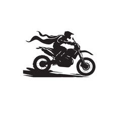 Obraz premium Motorcycle vector design. Motorcycle silhouette. Motor bike illustration isolated on white background.