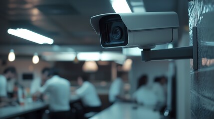 Security Camera in a Restaurant.